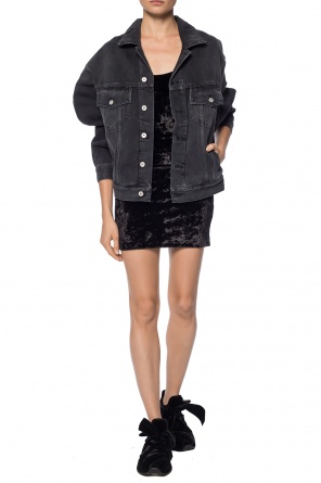 Denim jacket with embroidered logo, zdjęcie 2 Denim jacket with embroidered logo od Heron Preston